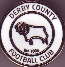 Badge Derby County FC white